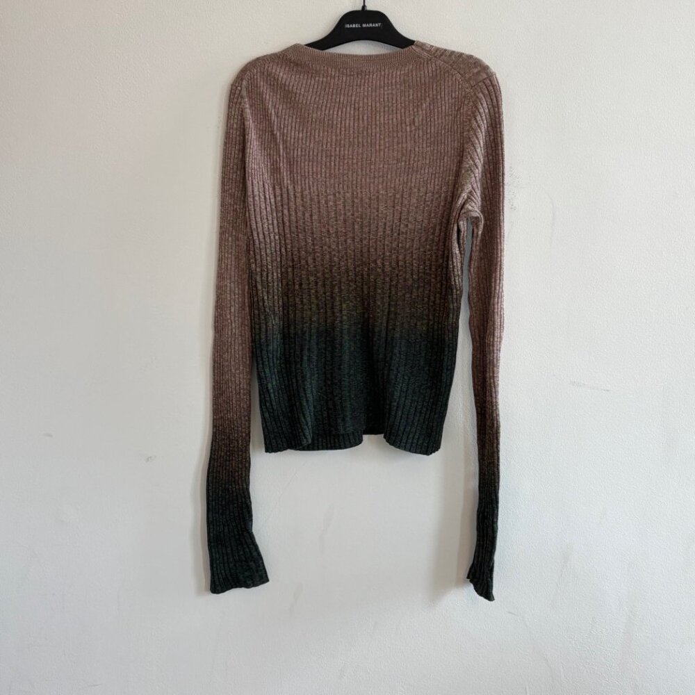 Acne Studios Rasha Mouline Space Dye Sweater Pink Green Size M - Picture 5 of 6